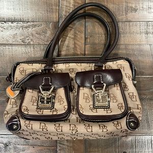 Dooney & Bourke Vintage Double Pocket Handbag